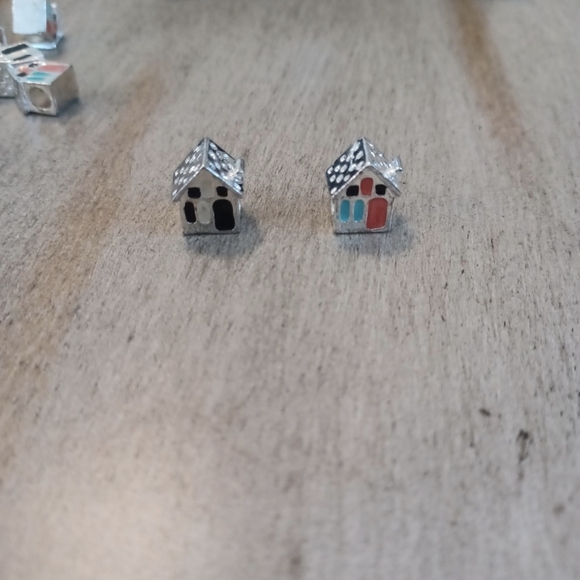 20 Multicolored House Charm Beads Jewelry - Picture 4 of 6